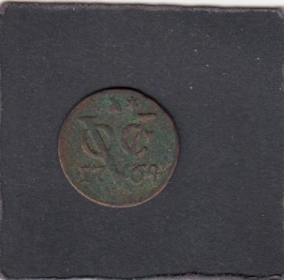 Beschrijving: Duit V.O.C. ZEELAND S182